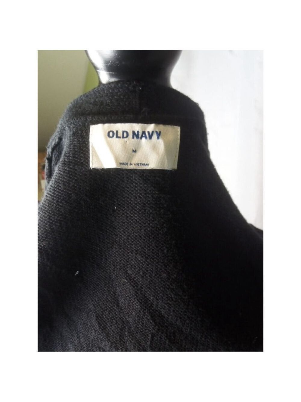 Old Navy Black Cardigan Sweater Women's Medium - Picture 5 of 6